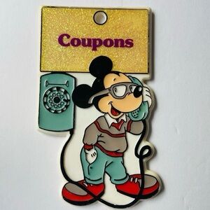 Vintage 1990 Mickey Mouse Refrigerator Magnet • Monogram Products • Disney Retro